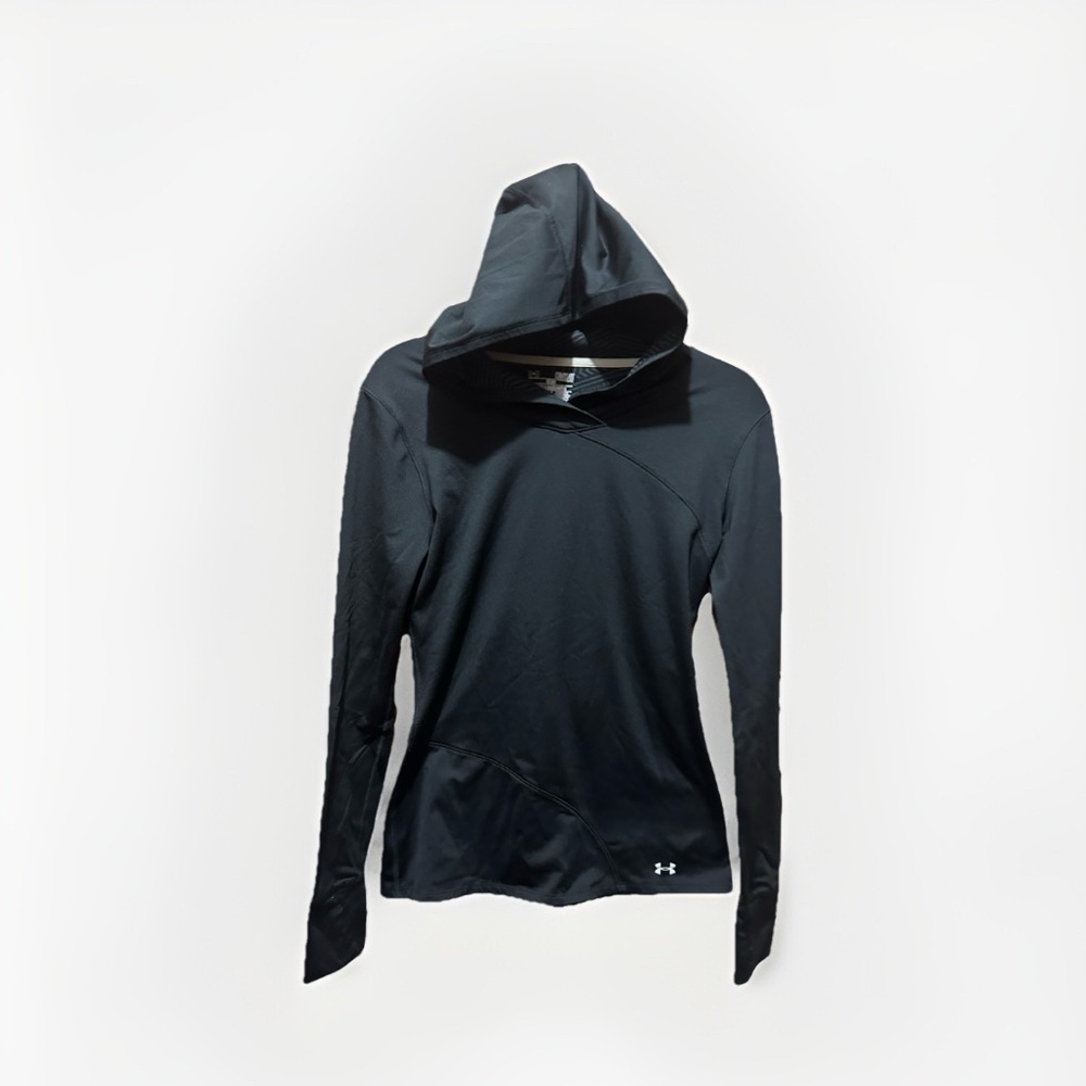 Under Armour Women’s Fitted‎ Cold Heat Hooded Sweatshirt Blk M